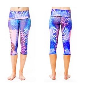 Teeki Goddess Mermaid crop leggings M